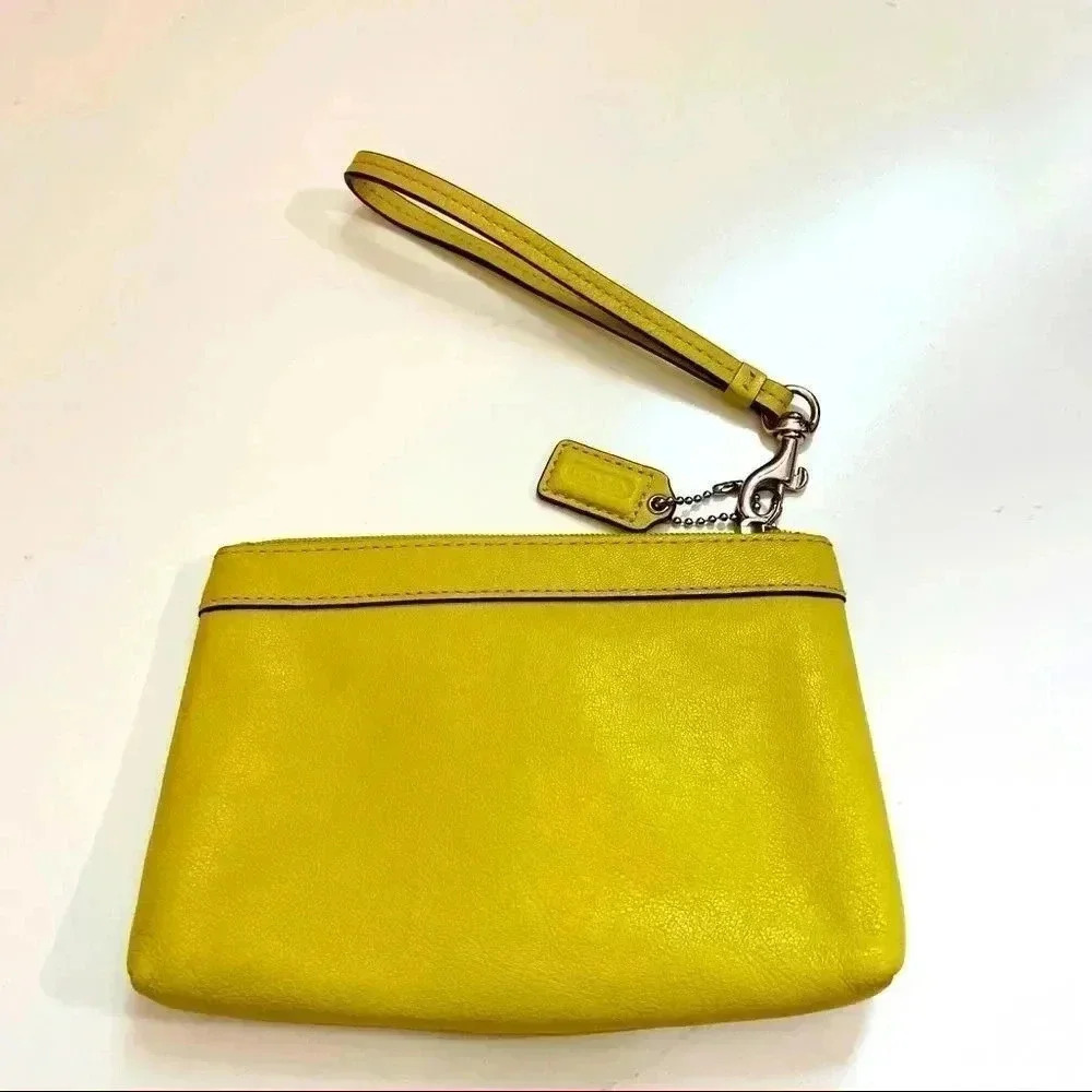 Coach Leather Wristlet - Picture 2 of 6